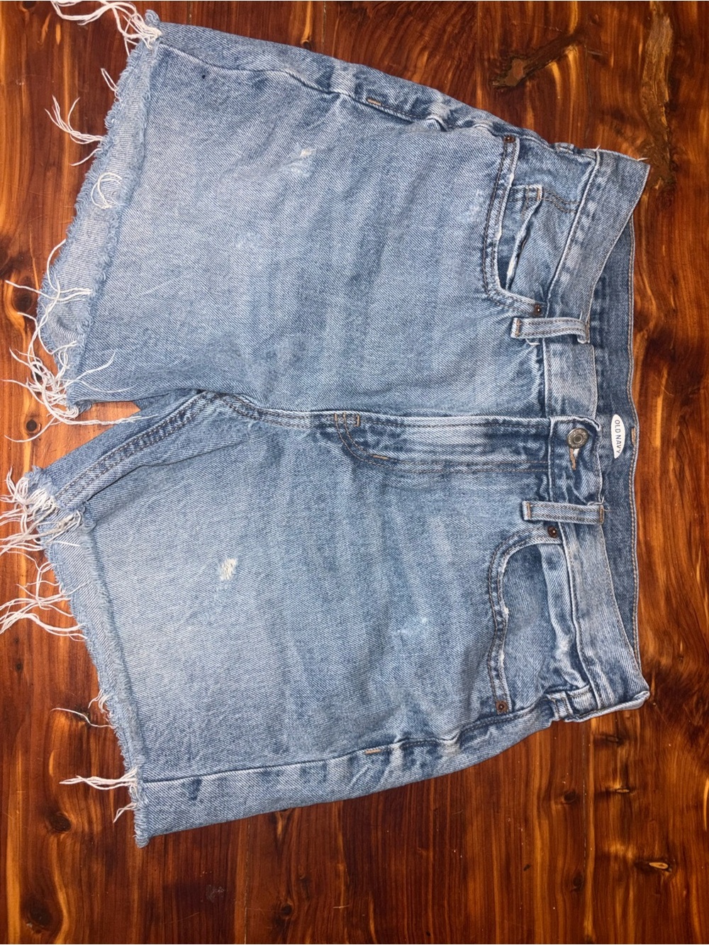 Old navy Light Blue Distressed Boyfriend Denim Shorts